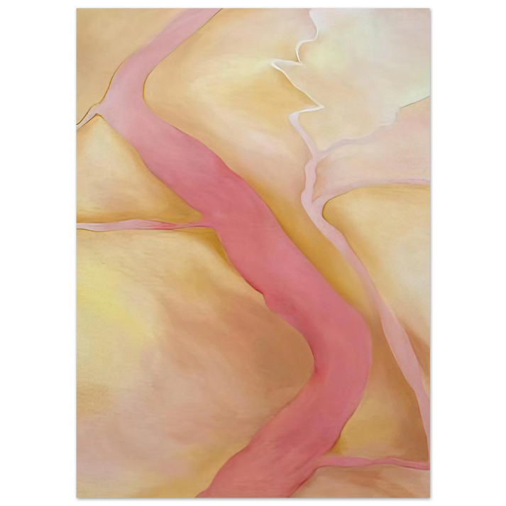 Georgia O'Keeffe - It Was Yellow and Pink II Fine Art Poster