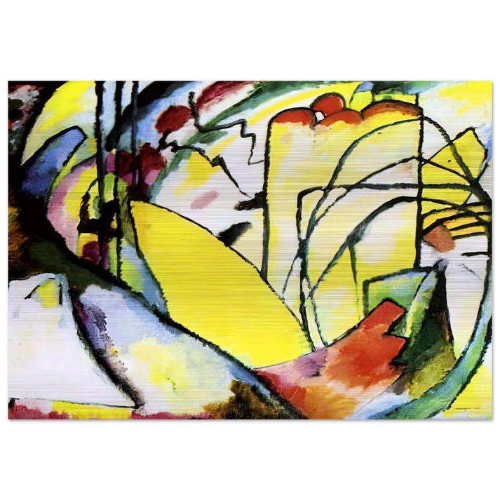 IMPROVISATION 10 1910 - Wassily Kandinsky Brushed Aluminum Print - 70x100 cm / 28x40 inches | Wassily Kandinsky Aluminum Print | Wassily Kandinsky Prints