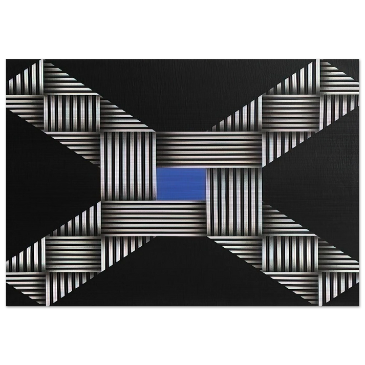 O.V.N.I. - 1967 - Omar Rayo Brushed Aluminum Print - 70x100 cm / 28x40 inches | Omar Rayo Aluminum Print | Omar Rayo Prints