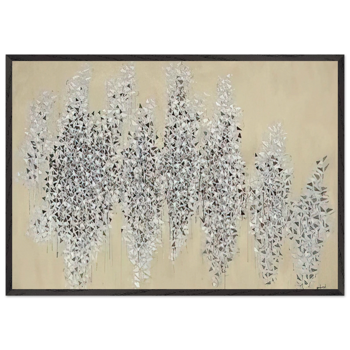 Growth and Development - 1984 - Robert Goodnough 70x100 cm / 28x40 inches Framed Art Print – Black Wooden Frame