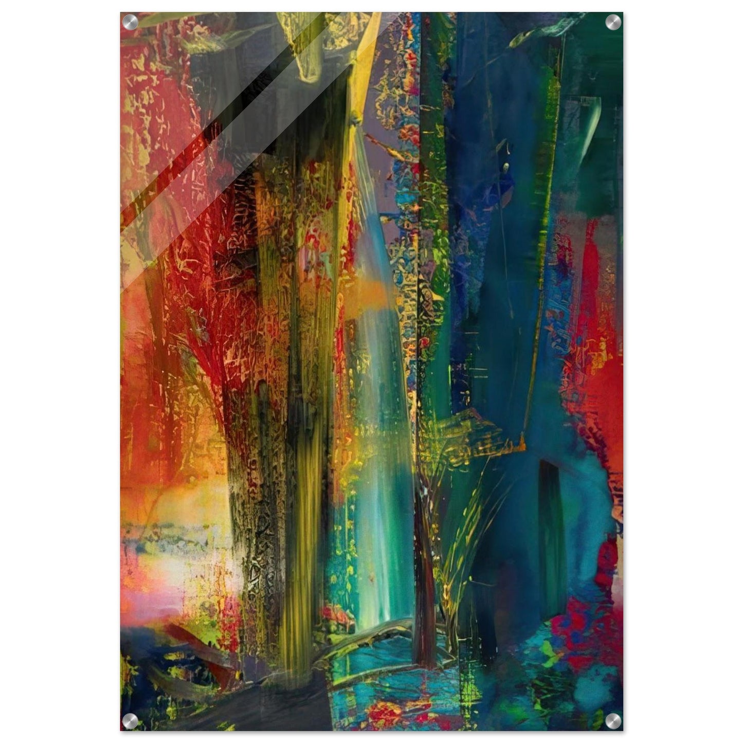ABSTRACT PAINTING 599 1986 - Gerhard Richter Acrylic Print - 70x100 cm / 28x40″ inches