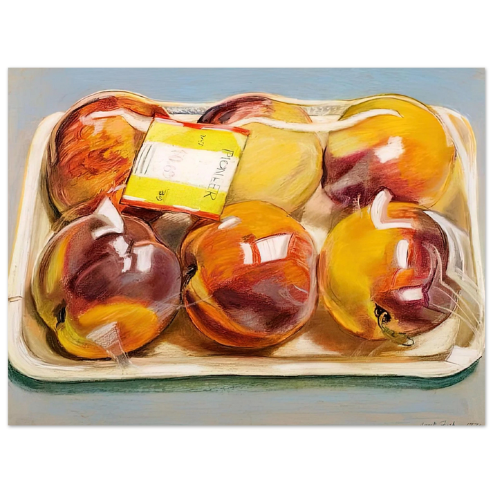 Janet Fish - PEACHES 1971 75x100 cm / 30x40inches Fine Art Poster