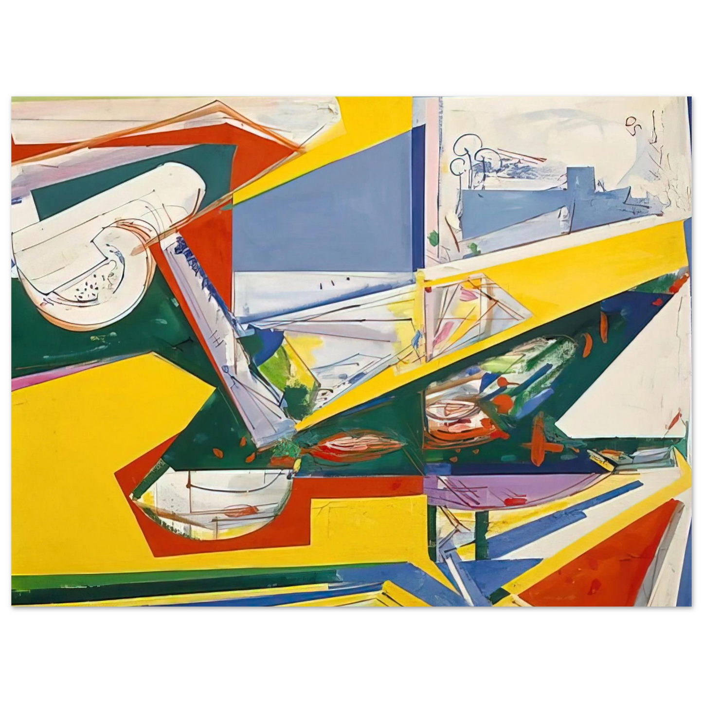 Hans Hofmann - The Window Fine Art Poster - Default Title