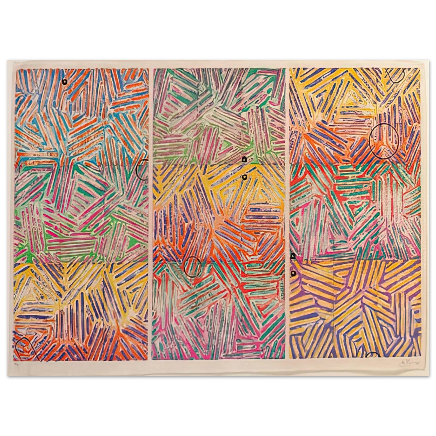 Jasper Johns - USUYUKI ULAE 227 Fine Art Poster - Default Title