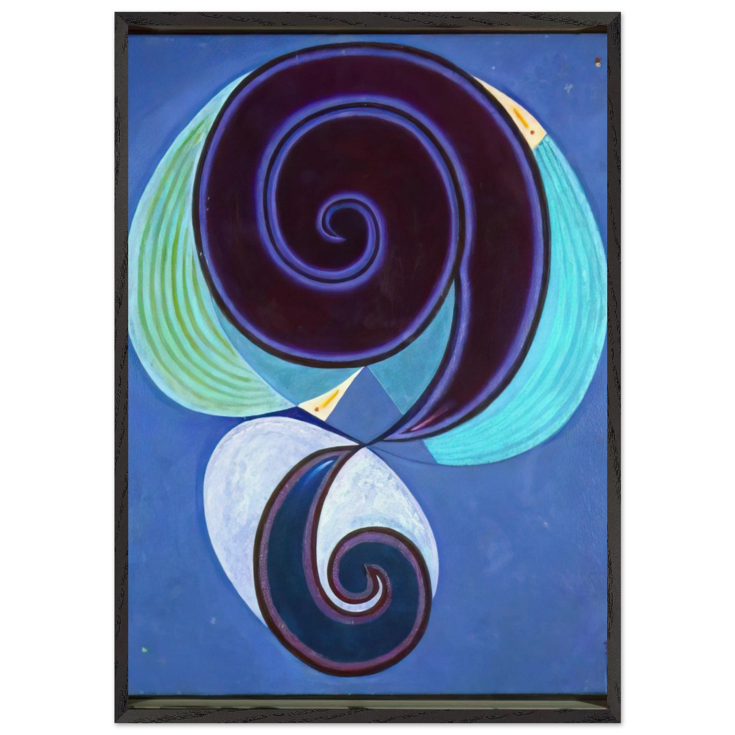 Protoesquema Protodiagram - 1980 - Maruja Mallo 70x100 cm / 28x40 inches Framed Art Print – Black Wooden Frame