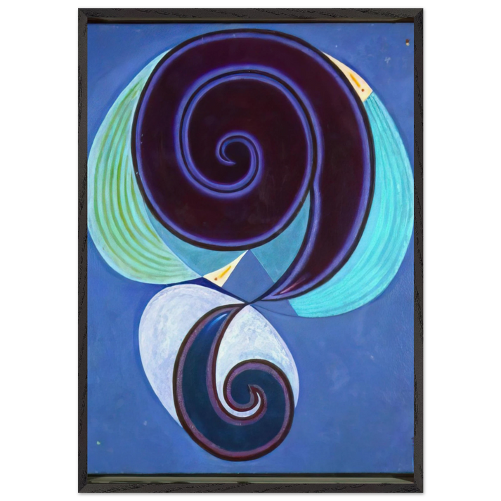 Protoesquema Protodiagram - 1980 - Maruja Mallo 70x100 cm / 28x40 inches Framed Art Print – Black Wooden Frame