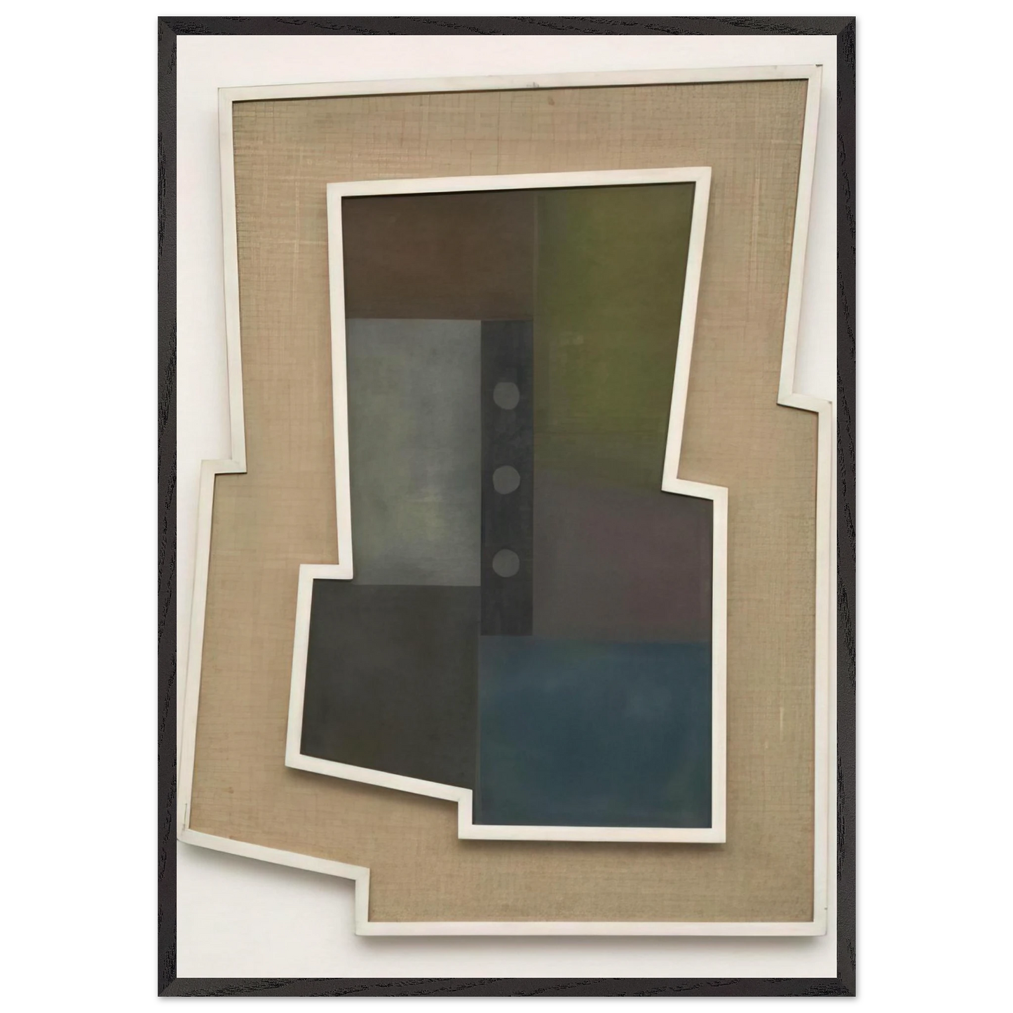 Peinture Madi - 1946 - Carmelo Arden Quin Framed Art Print – Black Wooden Frame - Default Title - -Framed Art Print