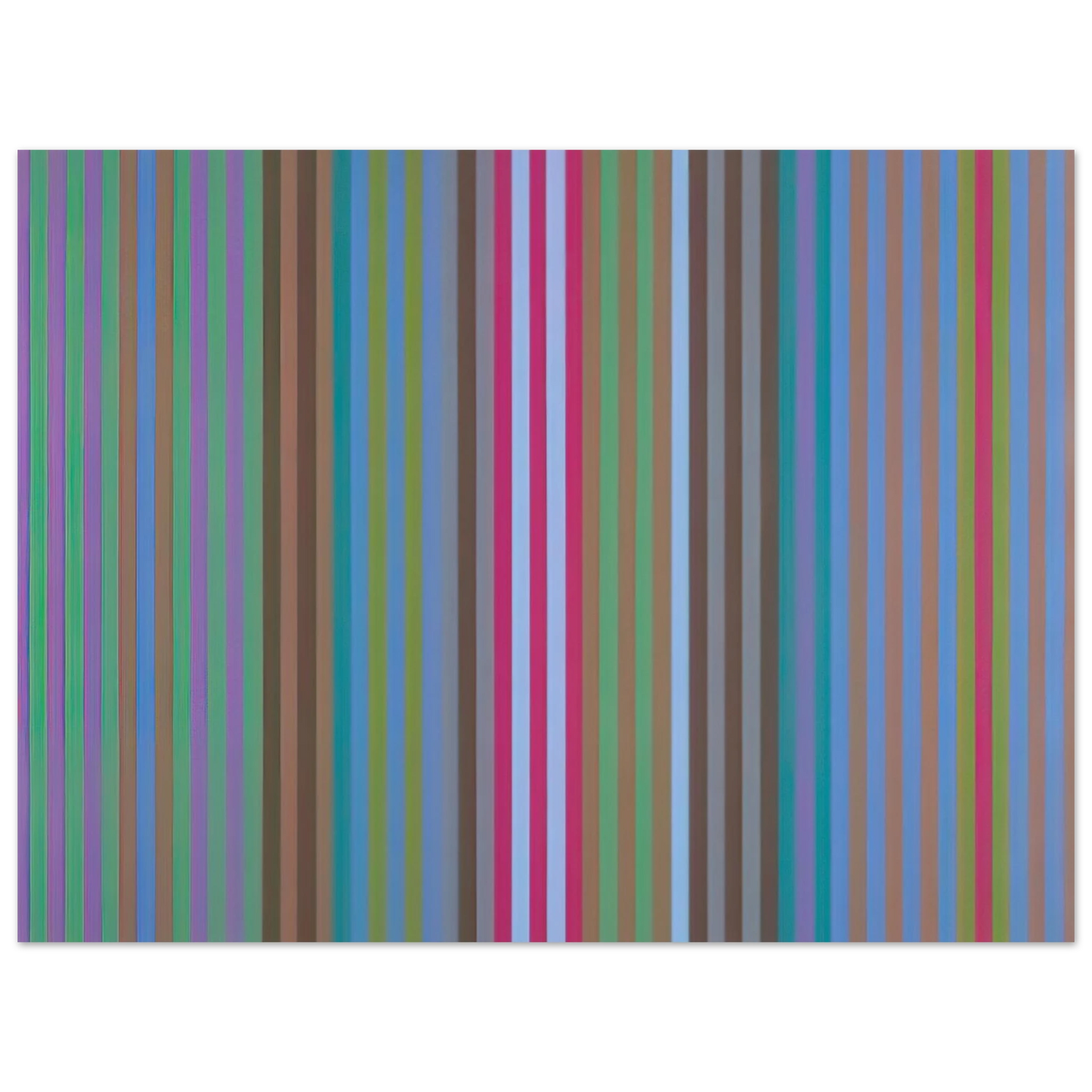 Gene Davis - Bulletproof - 1969 Fine Art Poster - Default Title