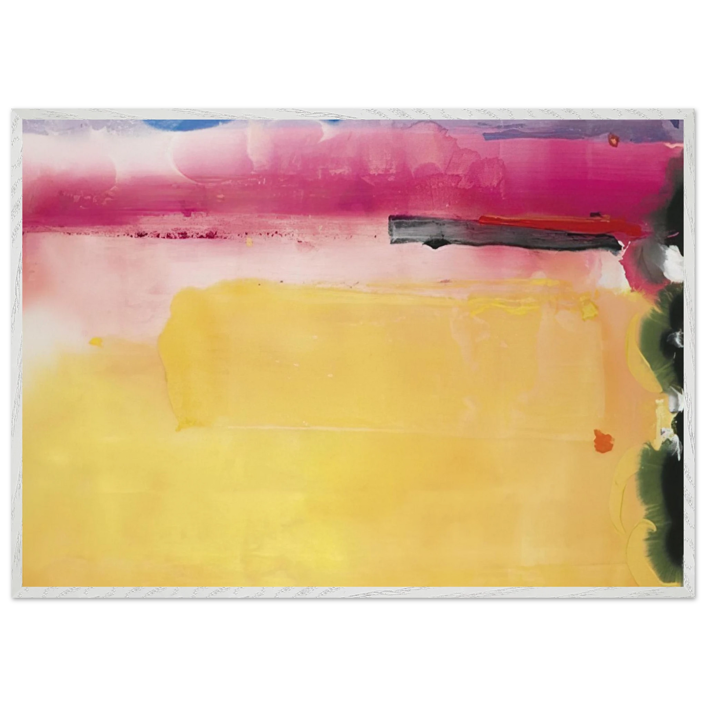 Helen Frankenthaler - Black-Eyed Susan - 1988 Wall art - 21x29.7 cm / 8x12" - Fine Art Poster - -