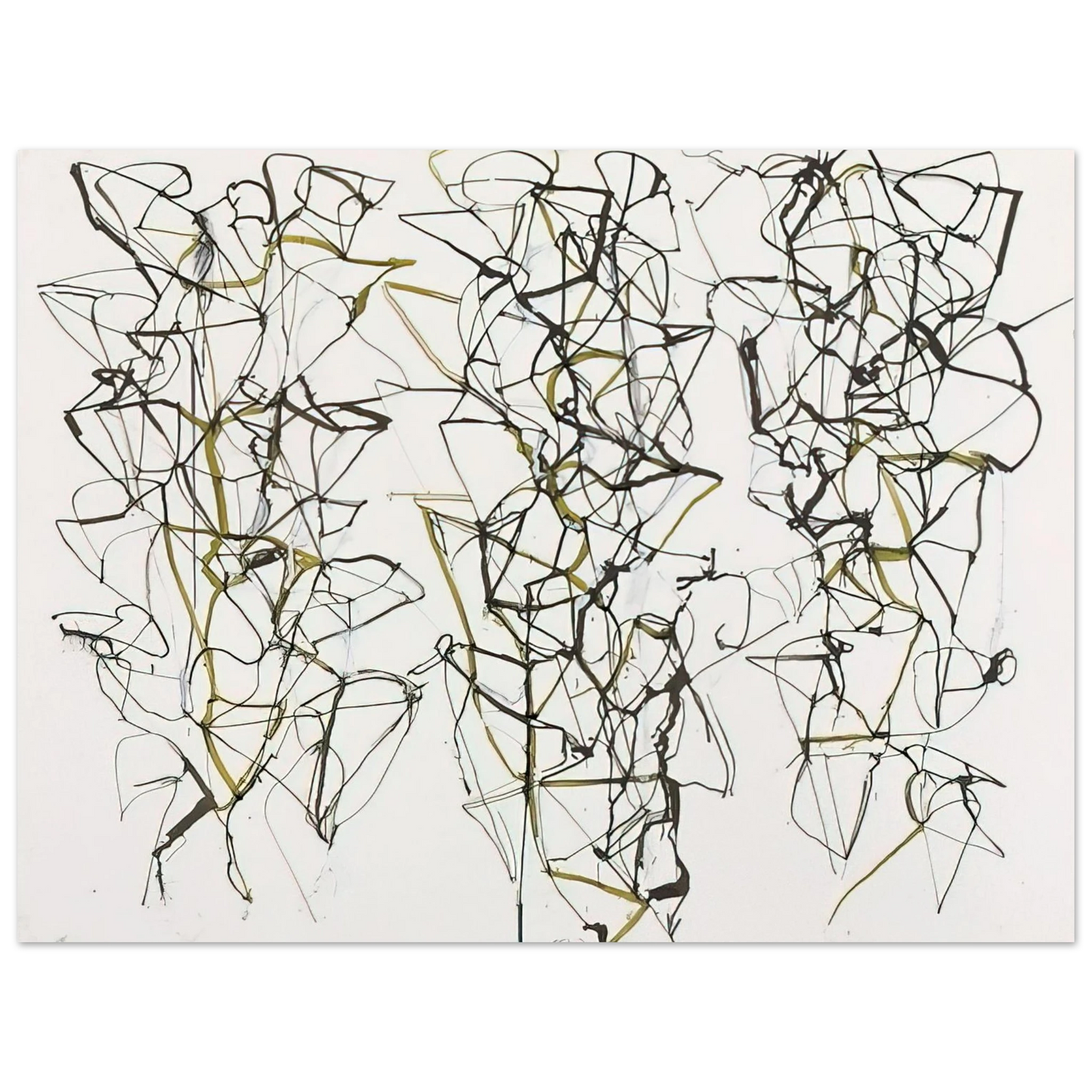 Brice Marden - Untitled with Green - 1989 Fine Art Poster - Default Title