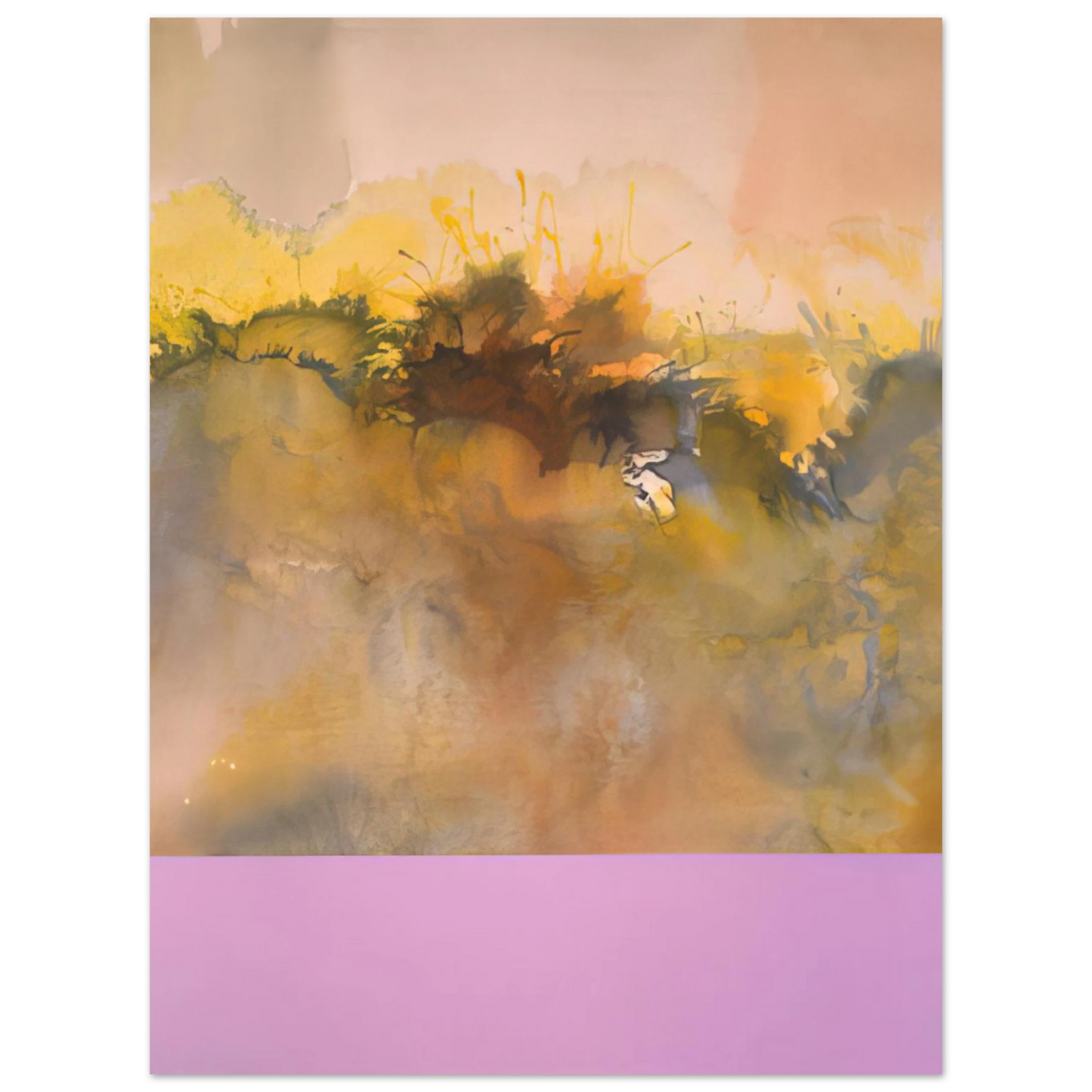 Ronnie Landfield - Isidiris - 1969 Fine Art Poster - Default Title