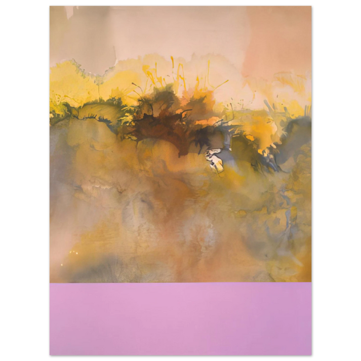 Ronnie Landfield - Isidiris - 1969 75x100 cm / 30x40inches Fine Art Poster
