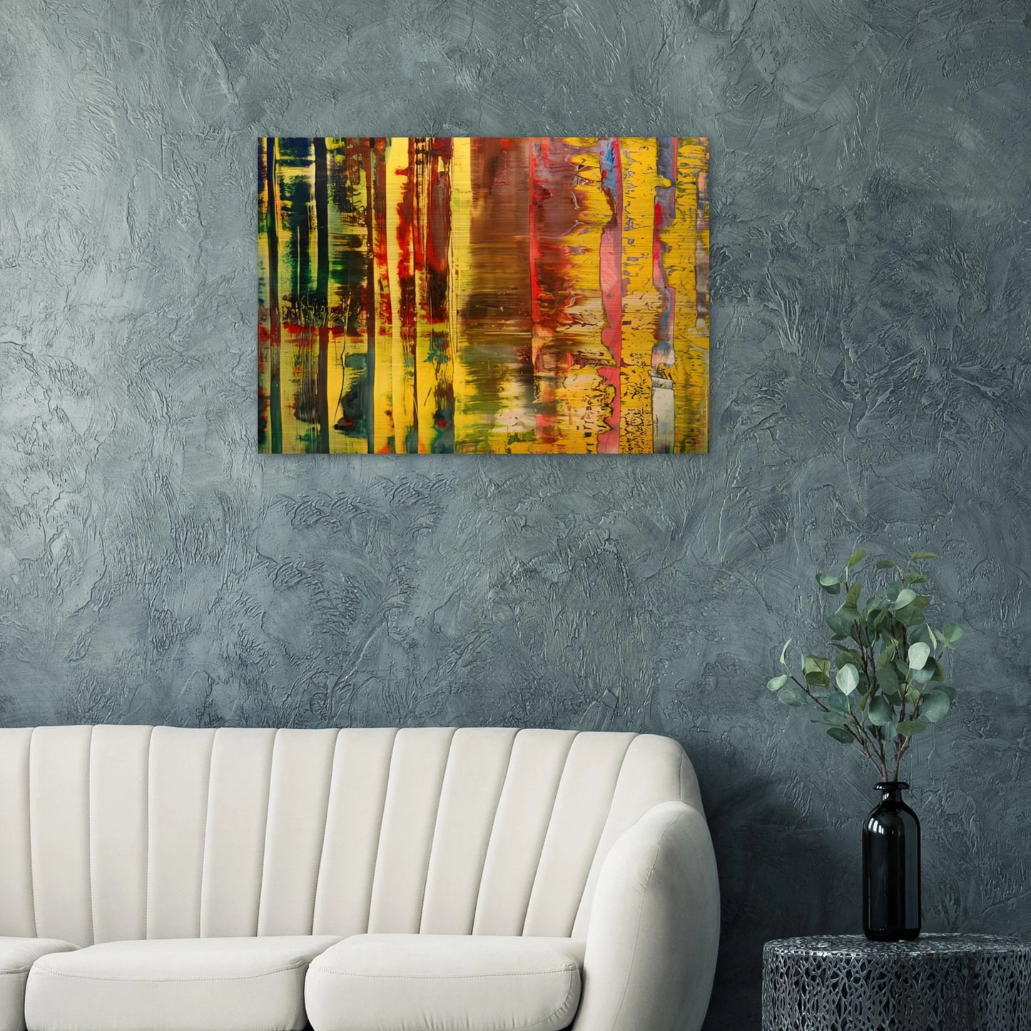 ABSTRACT PAINTING 780 1 1 - Gerhard Richter Brushed Aluminum Print - 70x100 cm / 28x40 inches | Gerhard Richter Aluminum Print | Gerhard Richter Prints