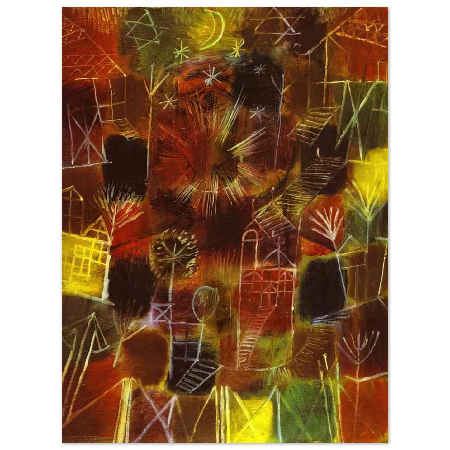 Paul Klee - COSMIC COMPOSITION 1919 Fine Art Poster - Default Title