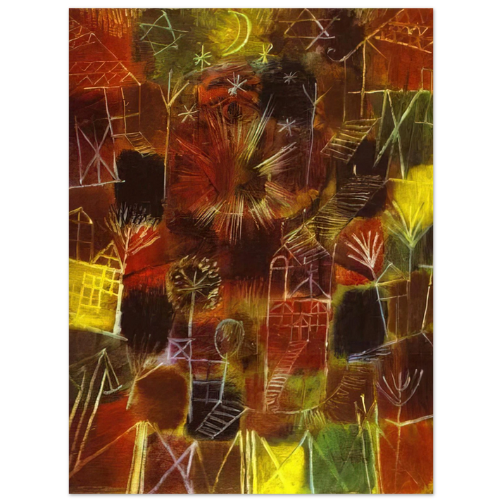 Paul Klee - COSMIC COMPOSITION 1919 75x100 cm / 30x40inches Fine Art Poster