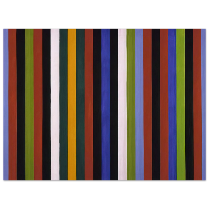 Gene Davis - Hot Beat - 1964 75x100 cm / 30x40inches Fine Art Poster