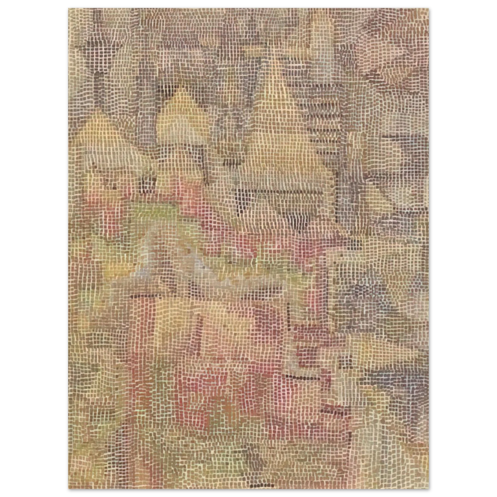 Paul Klee - CASTLE GARDEN 1931 75x100 cm / 30x40inches Fine Art Poster