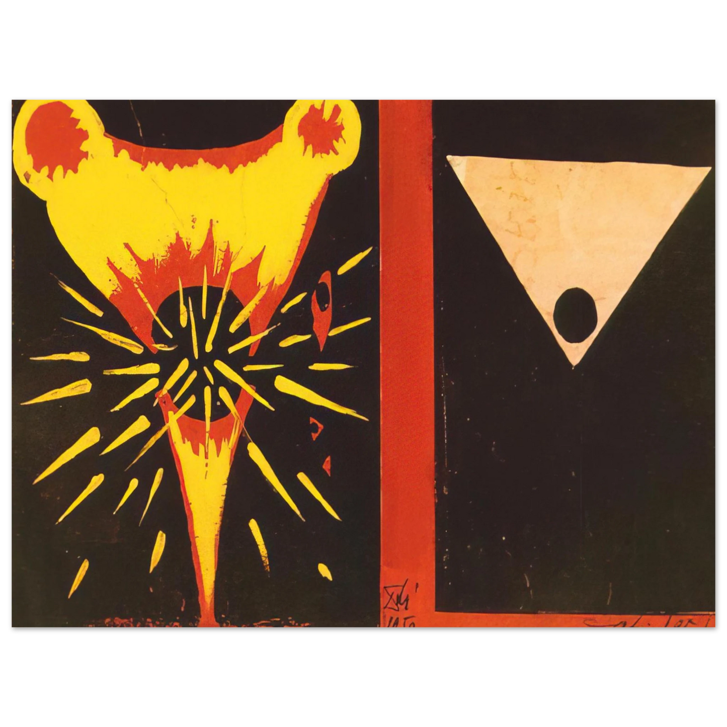 Salvador Dali - STUDY FOR CHRIST OF ST JOHN OF THE CROSS 1951 Fine Art Poster - Default Title