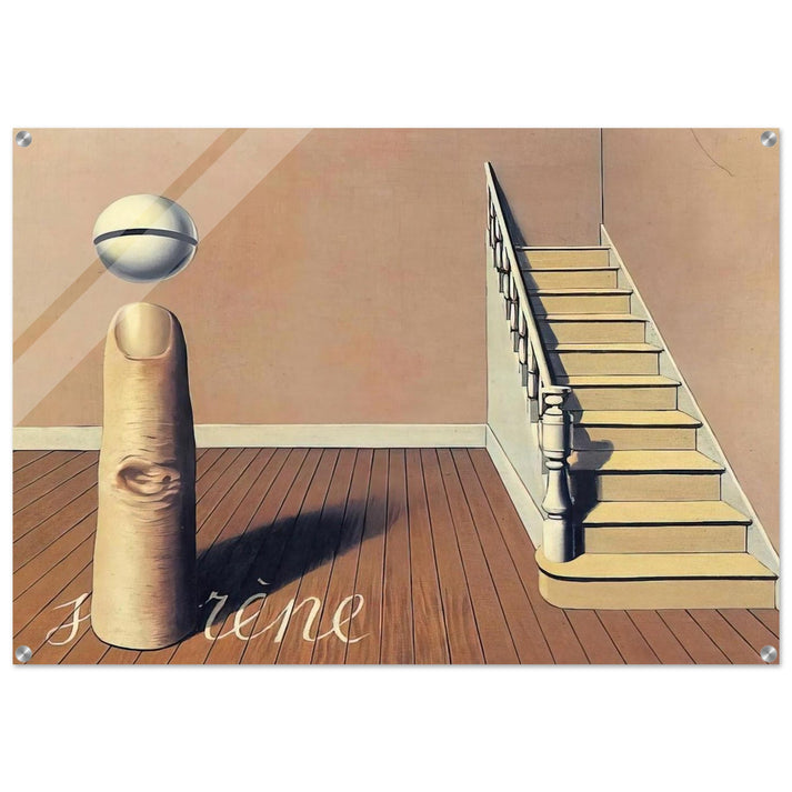 FORBIDDEN LITERATURE THE USE OF THE WORD 1936 - Rene Magritte Acrylic Print - 70x100 cm / 28x40″ inches | Rene Magritte Wall Art | Rene Magritte Prints
