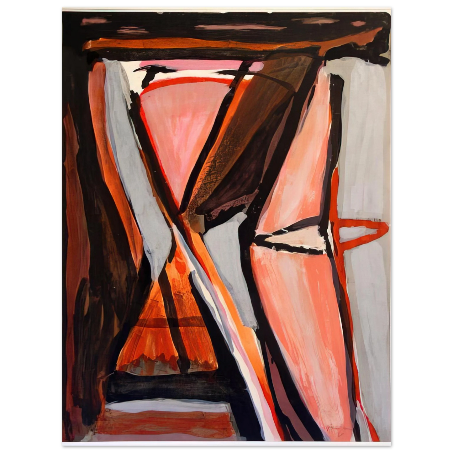 Bram van Velde - L'attrait - 1978 Fine Art Poster - Default Title