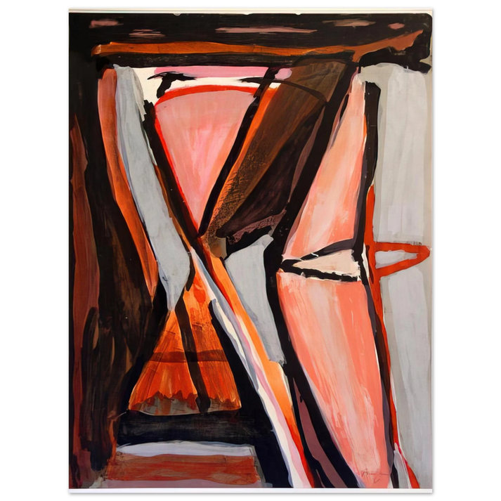Bram van Velde - L'attrait - 1978 75x100 cm / 30x40inches Fine Art Poster