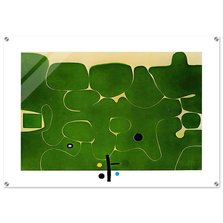 IL LABIRINTO DELLA PSICHE 1986 - Victor Pasmore Acrylic Print - 70x100 cm / 28x40″ inches