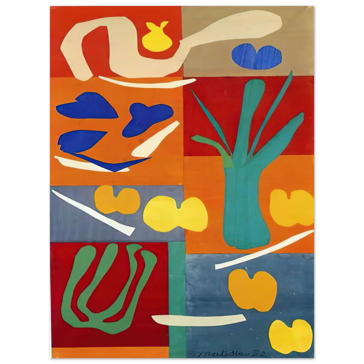 Henri Matisse - VEGETABLES 1952 75x100 cm / 30x40inches Fine Art Poster