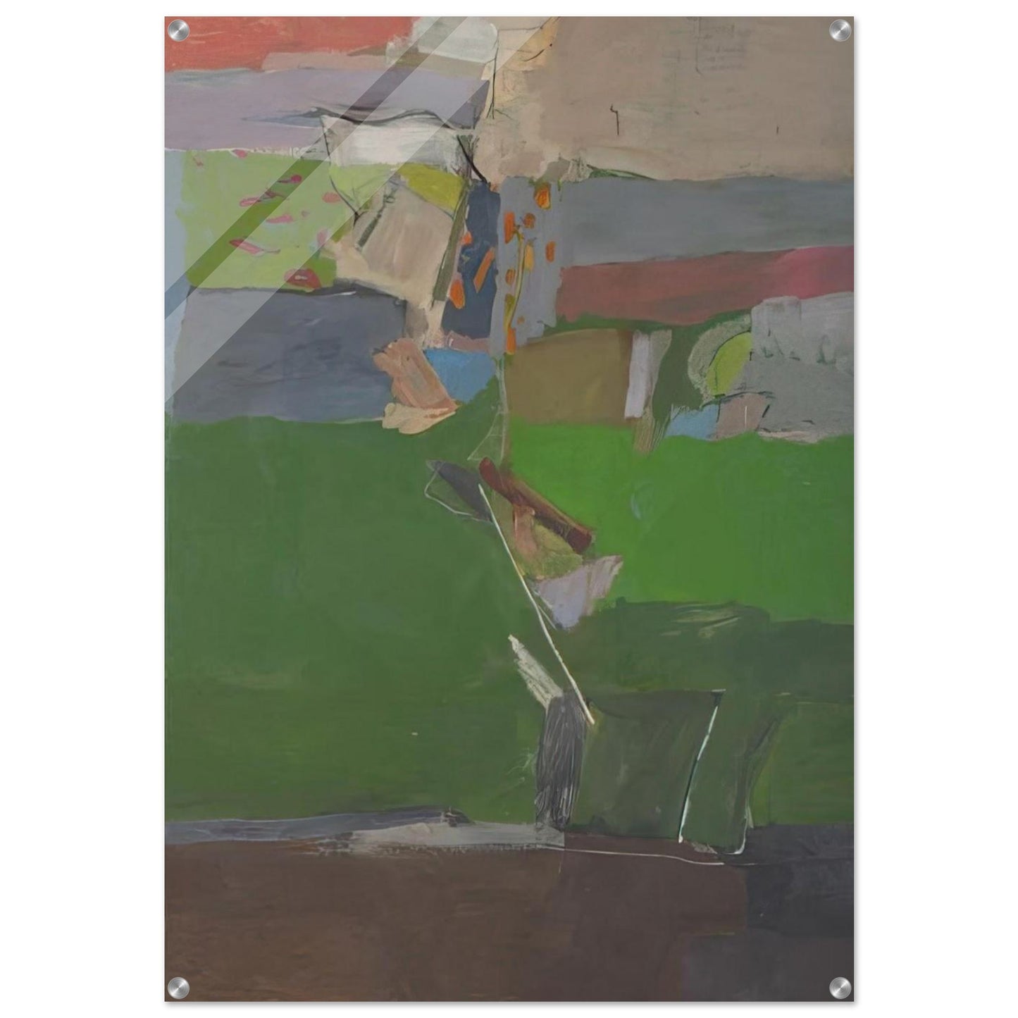 Berkeley #13 - Richard Diebenkorn Acrylic Print - 70x100 cm / 28x40″ inches