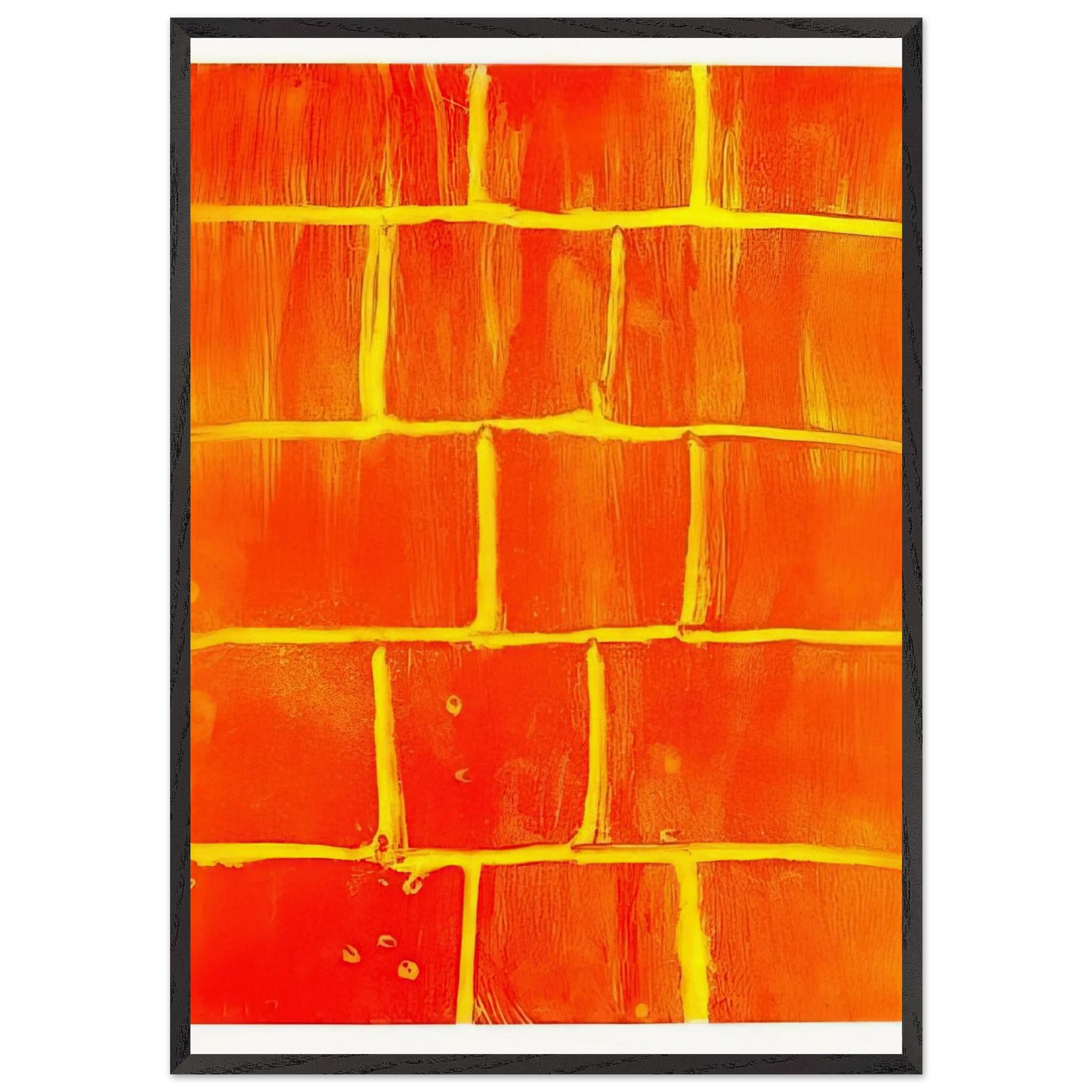 Heliogravuren zu den Documenta Bildern - 1993 - Gunther Forg 70x100 cm / 28x40 inches Framed Art Print – Black Wooden Frame