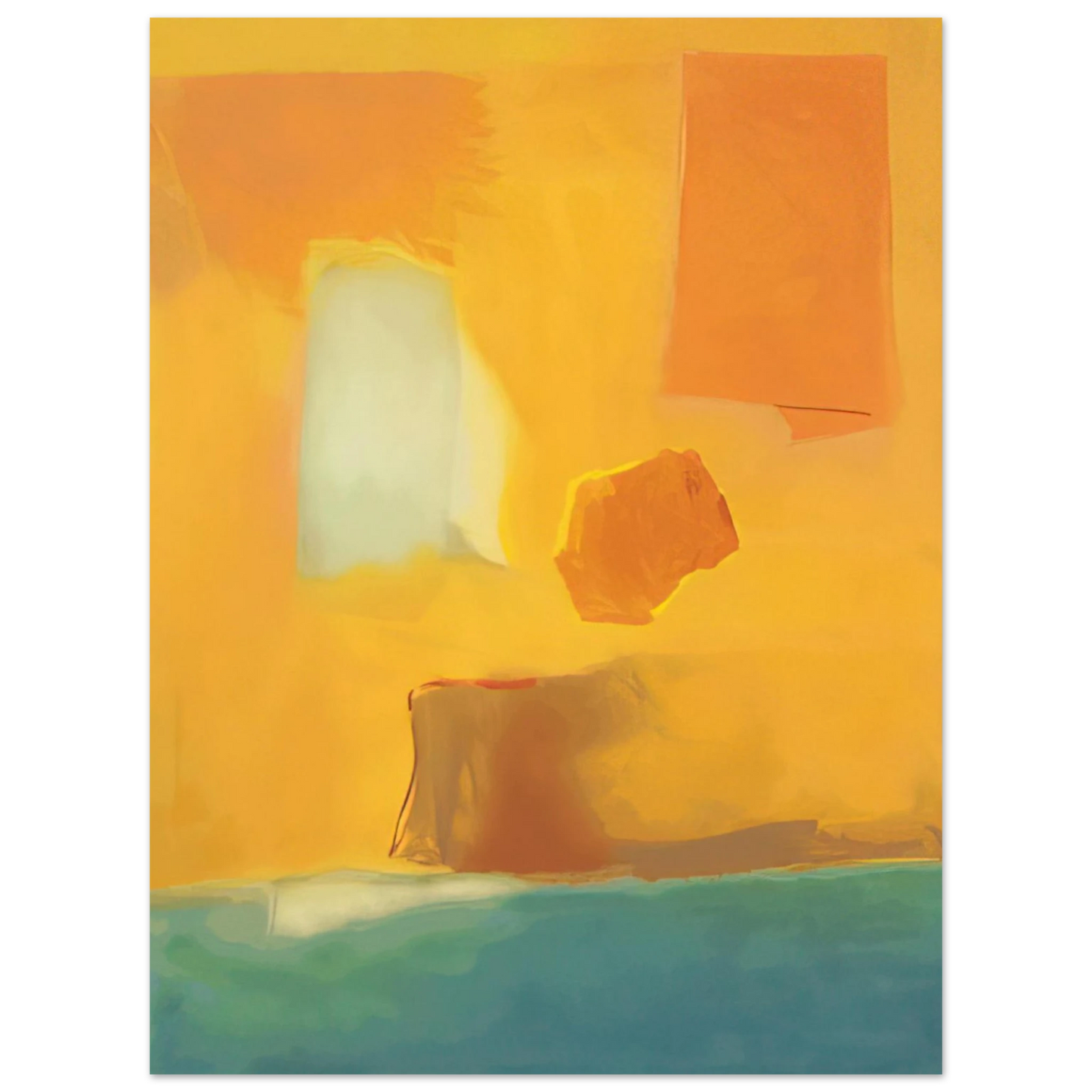 Esteban Vicente - UNTITLED 1985 Fine Art Poster - Default Title