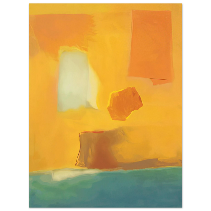 Esteban Vicente - UNTITLED 1985 75x100 cm / 30x40inches Fine Art Poster