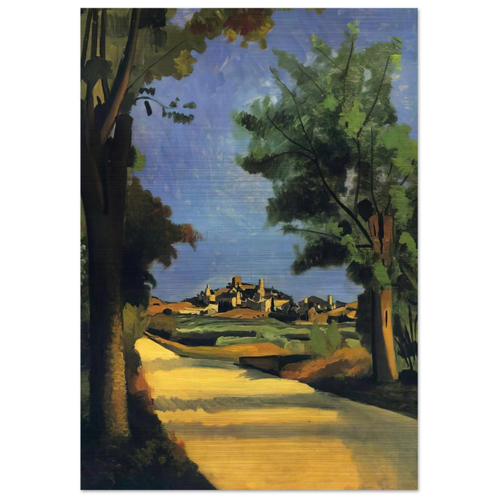 THE ROAD 1932 - Andre Derain Brushed Aluminum Print - 70x100 cm / 28x40 inches | Andre Derain Aluminum Print | Andre Derain Prints