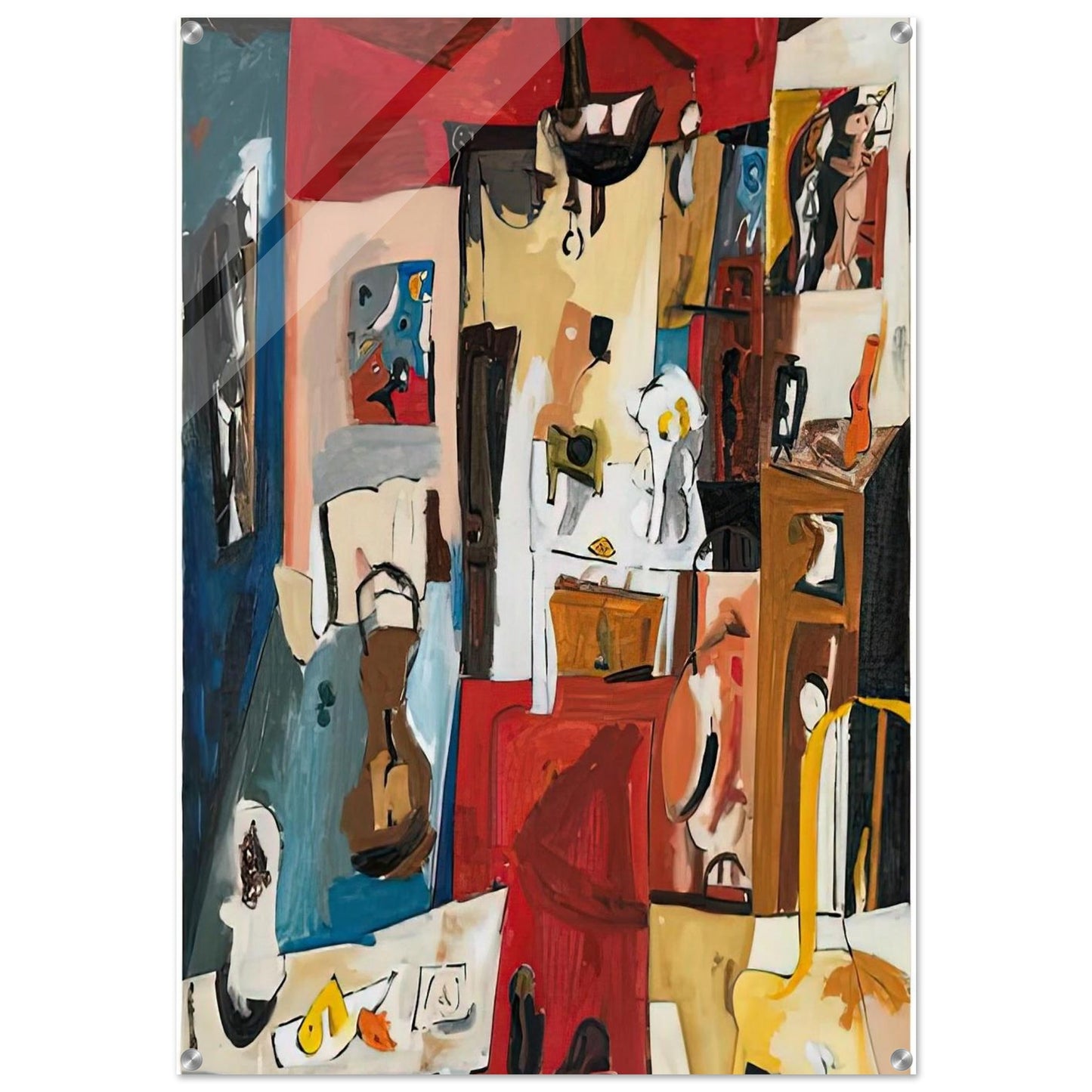 21st Street Studio, 1950- - Helen Frankenthaler Acrylic Print - 70x100 cm / 28x40″ inches