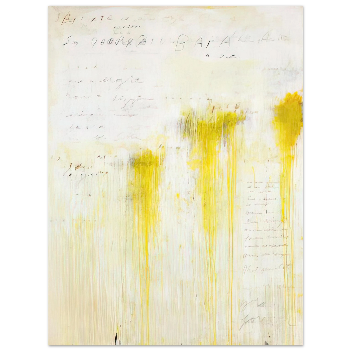 Cy Twombly - Quattro Stagioni II. Estate Fine Art Poster - Default Title