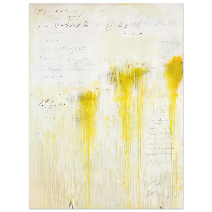 Cy Twombly - Quattro Stagioni II. Estate 75x100 cm / 30x40inches Fine Art Poster