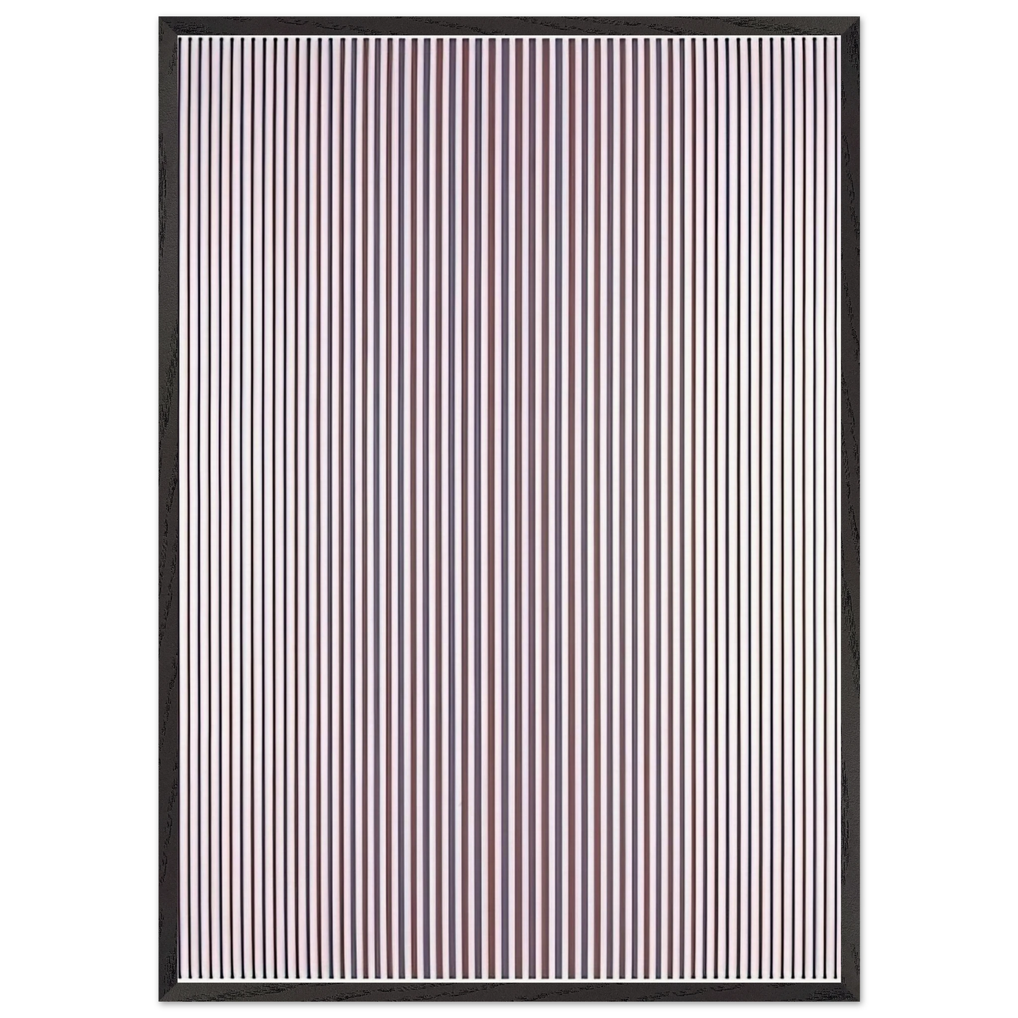 CHANT 2 1967 - Bridget Riley Framed Art Print – Black Wooden Frame - Default Title - -Framed Art Print