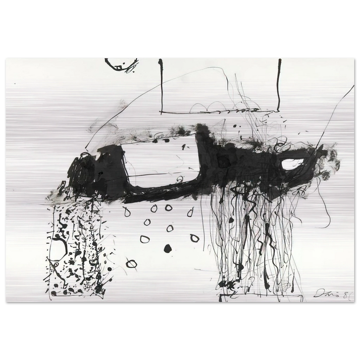 Boxcar - 1981 - Gene Davis Brushed Aluminum Print - 70x100 cm / 28x40 inches | Gene Davis Aluminum Print | Gene Davis Prints