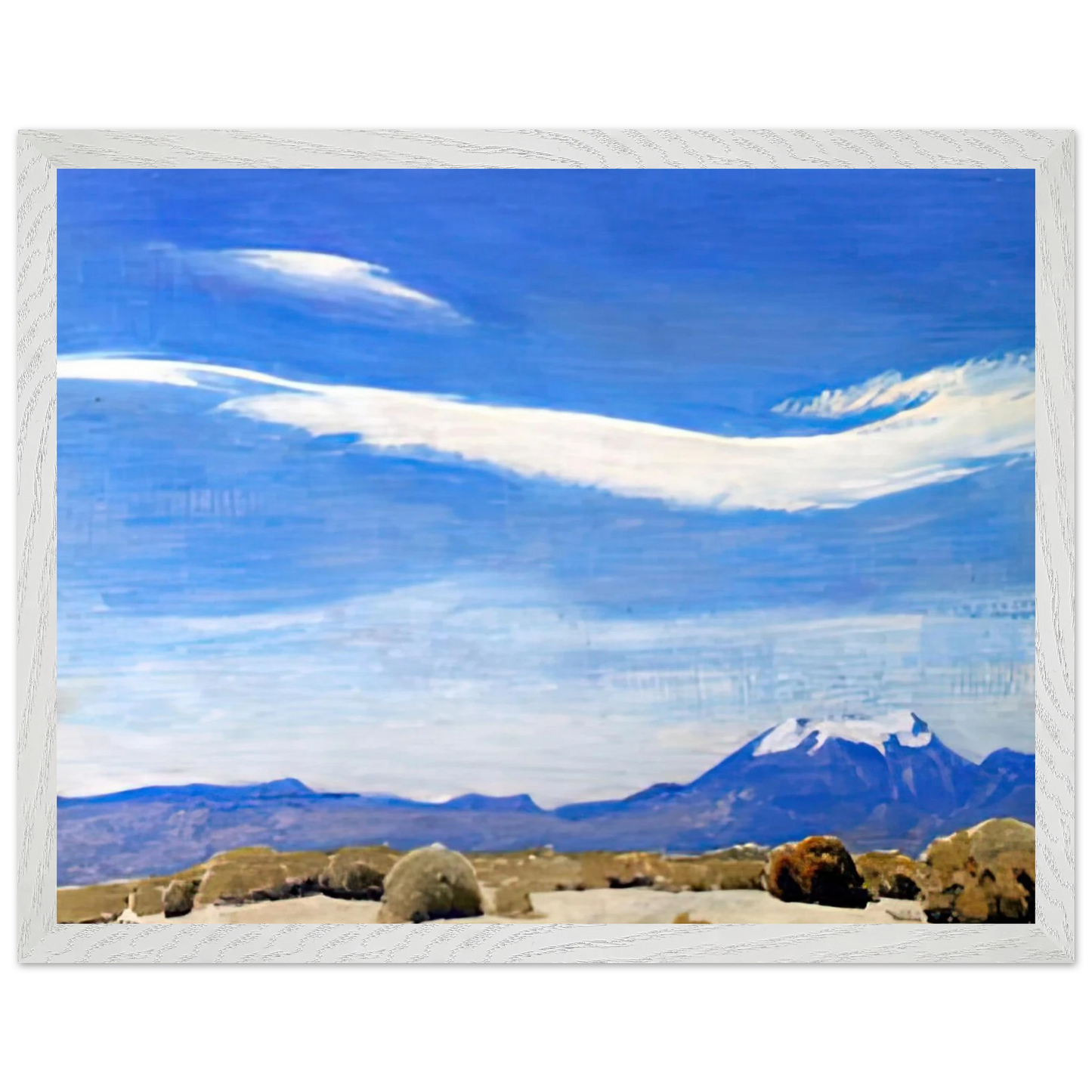 Maynard Dixon - THE CLOUD COACHELLA VALLEY CALIFORNIA 1940 Wall art - A3 (29.7 x 42 cm) - Premium Wooden Framed Poster With Fine Art Paper-canvas - Wood frame