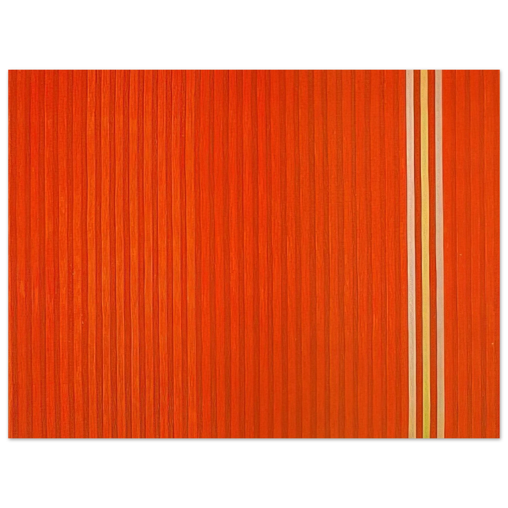 Gene Davis - Red Devil - 1959 75x100 cm / 30x40inches Fine Art Poster