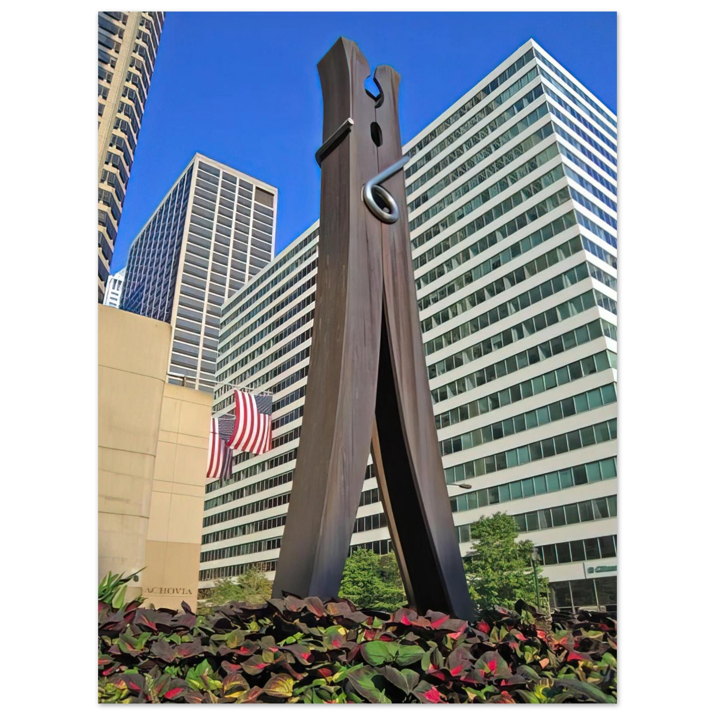 Claes Oldenburg - CLOTHESPIN 1976 Fine Art Poster - Default Title