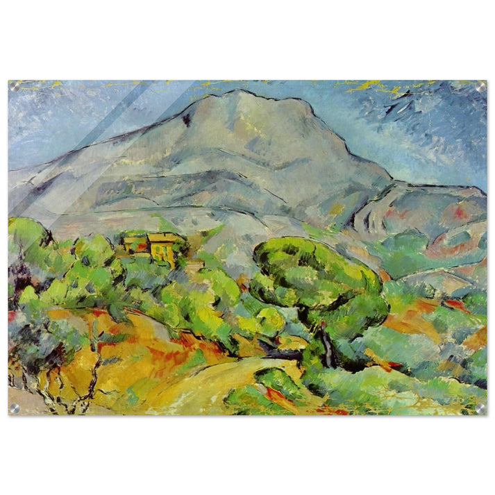 Road near Mont Sainte-Victoire - Paul Cézanne Acrylic Print - 70x100 cm / 28x40″ inches