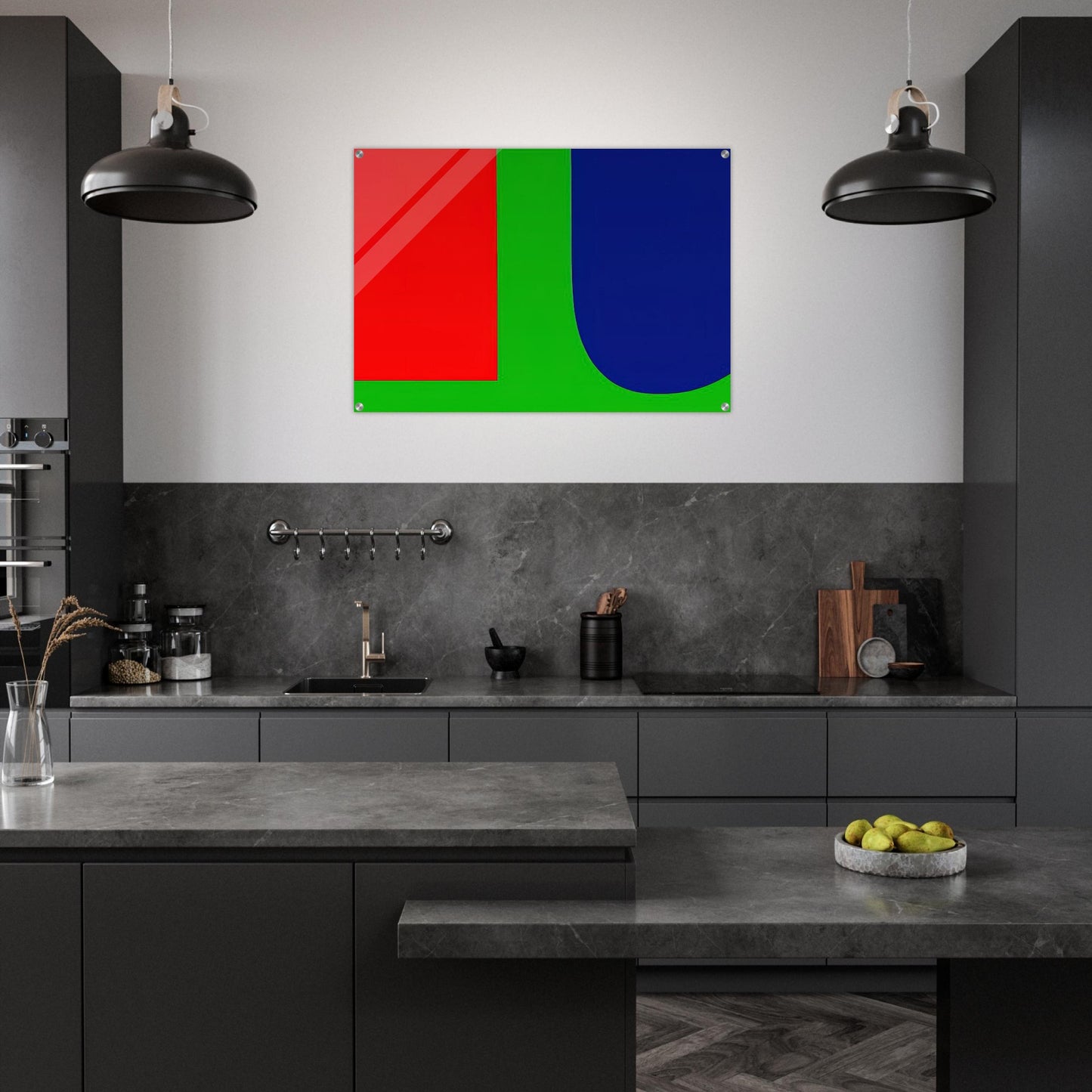 Red Blue Green - Ellsworth Kelly Acrylic Print - 70x100 cm / 28x40″ inches