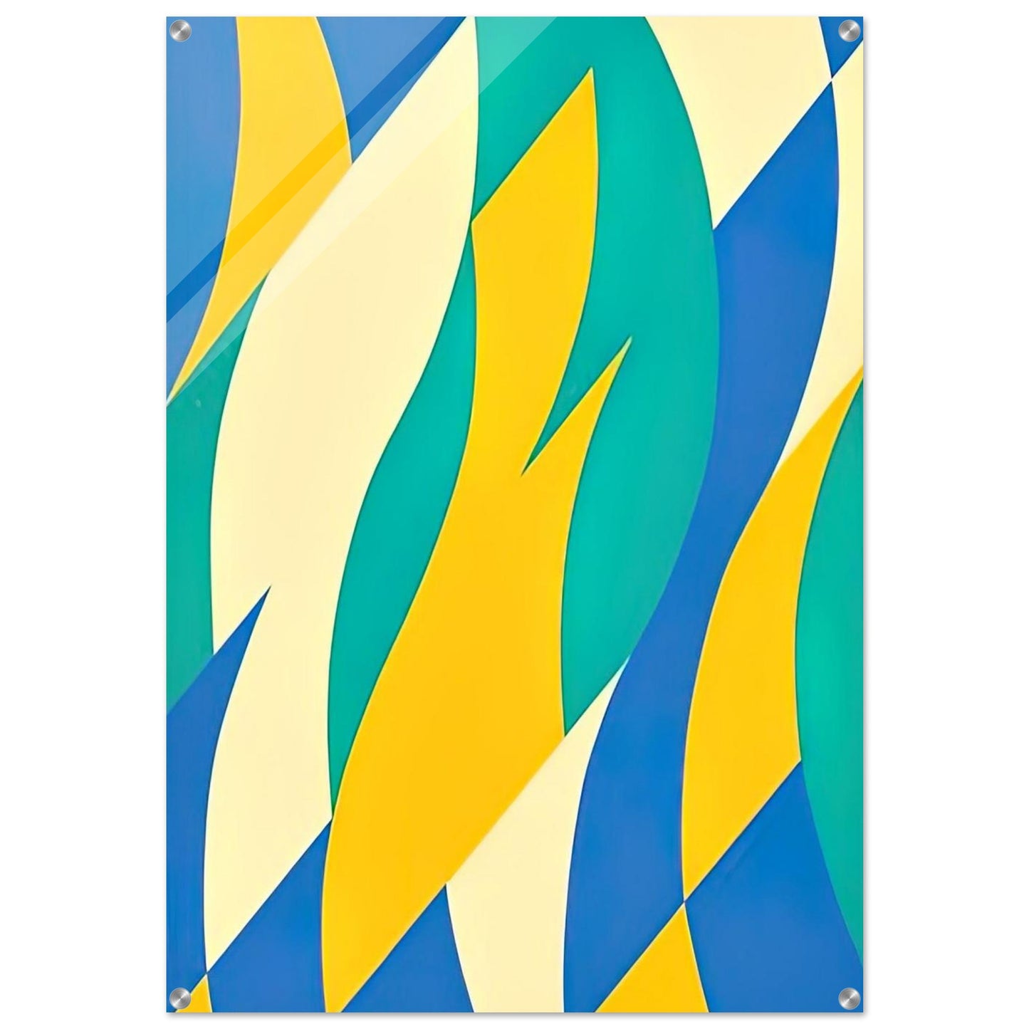 FOLD 2004 - Bridget Riley Acrylic Print - 70x100 cm / 28x40″ inches