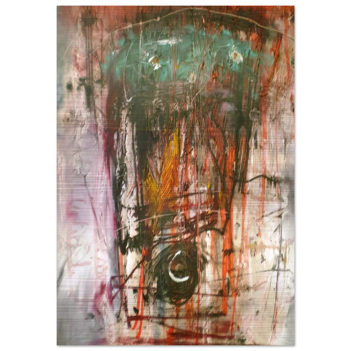 Composition - 1947 - Wols Brushed Aluminum Print - 70x100 cm / 28x40 inches | Wols Aluminum Print | Wols Prints