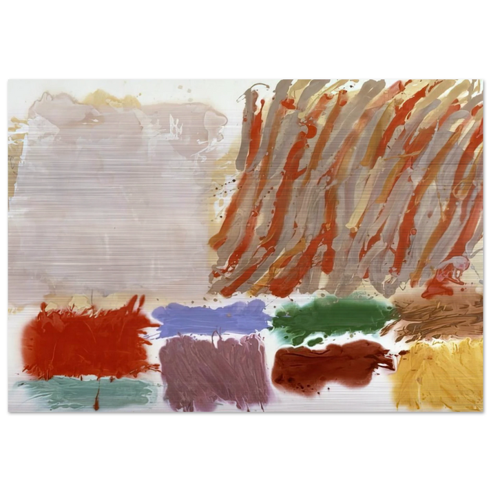 Orlando - 1980 - Albert Irvin Brushed Aluminum Print - 70x100 cm / 28x40 inches | Albert Irvin Aluminum Print | Albert Irvin Prints