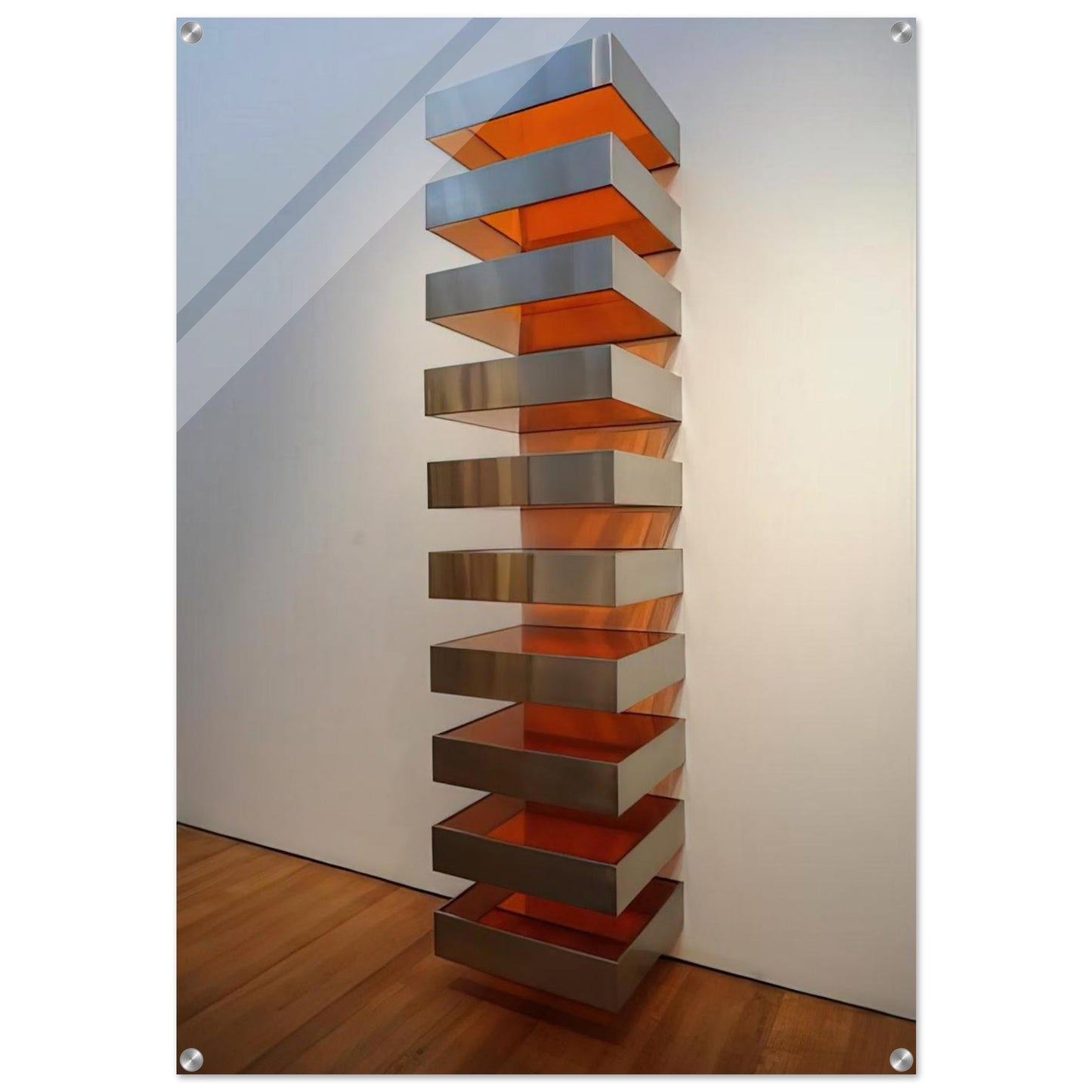 Untitled DSS 120 - 1968 - Donald Judd Acrylic Print - 70x100 cm / 28x40″ inches | Donald Judd Wall Art | Donald Judd Prints