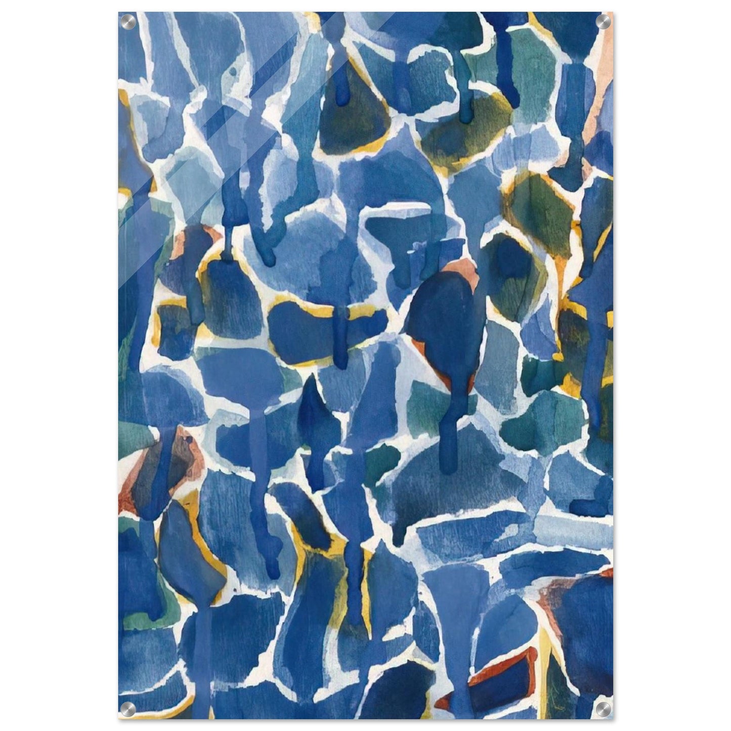 Untitled SF54-077 - Sam Francis Acrylic Print - 70x100 cm / 28x40″ inches