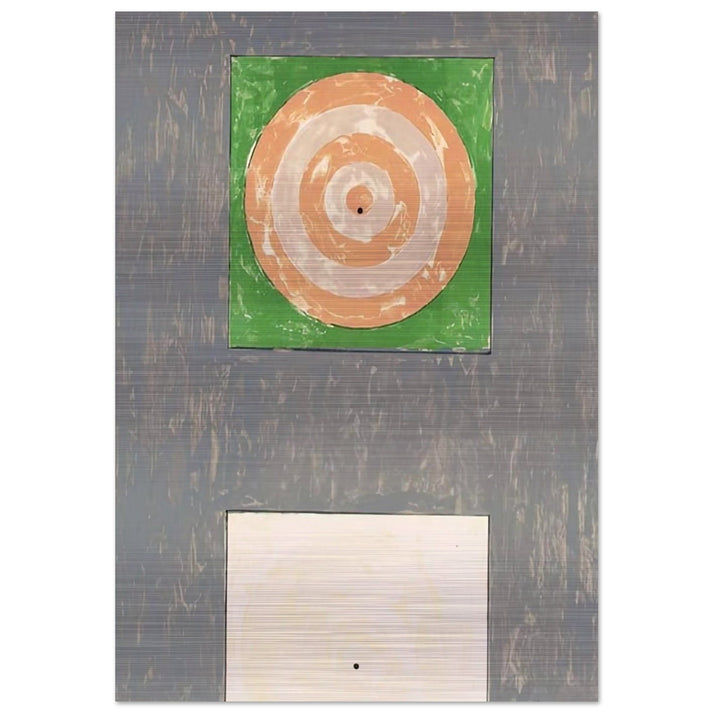 TARGETS ULAE 41 - Jasper Johns Brushed Aluminum Print - 70x100 cm / 28x40 inches | Jasper Johns Aluminum Print | Jasper Johns Prints