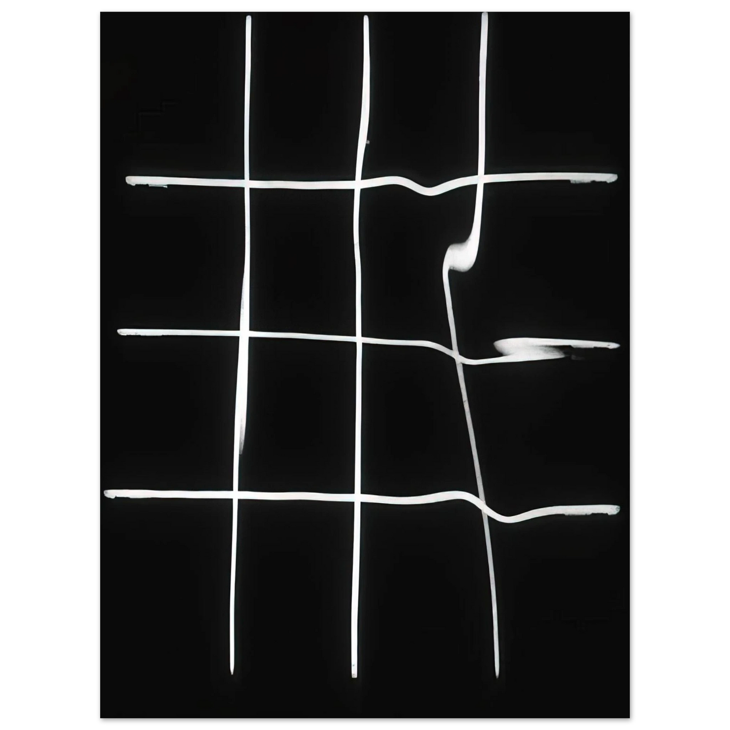 Francois Morellet - Reflections in water deformed by the spectator - 1964 Fine Art Poster - Default Title