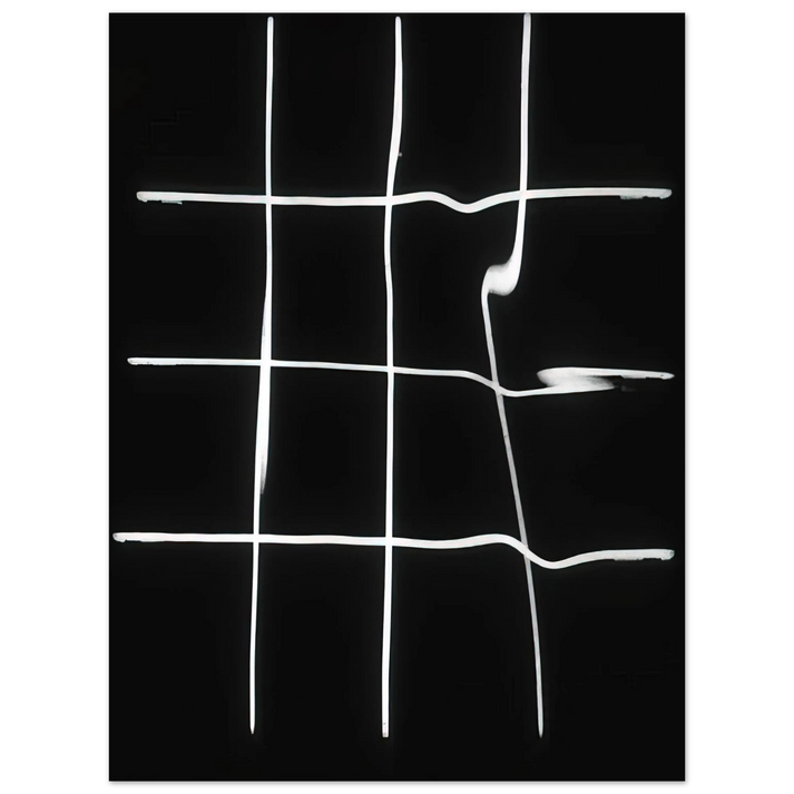 Francois Morellet - Reflections in water deformed by the spectator - 1964 75x100 cm / 30x40inches Fine Art Poster